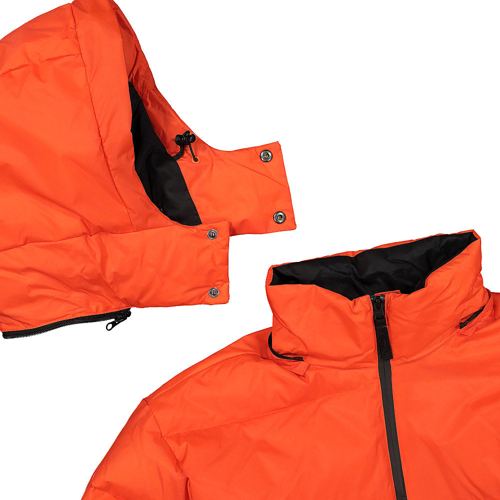 Carhartt WIP Jones Pullover Safety Orange Puffer Jackets Detail view 1 | Overkill