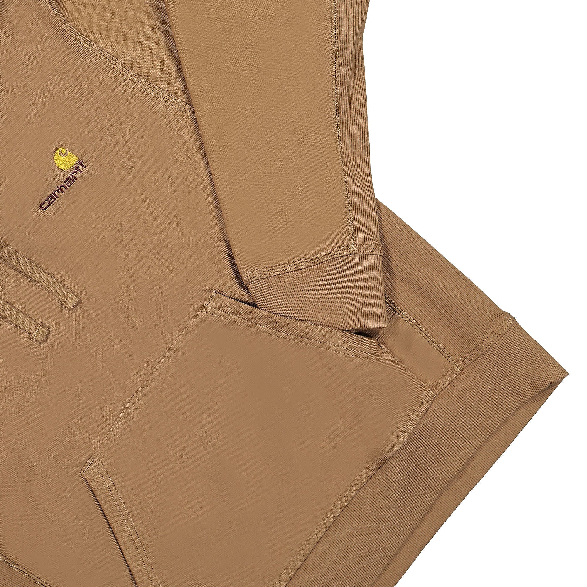 Carhartt WIP Hooded American Script Sweat Buffalo Hoodies Detailfoto | Overkill
