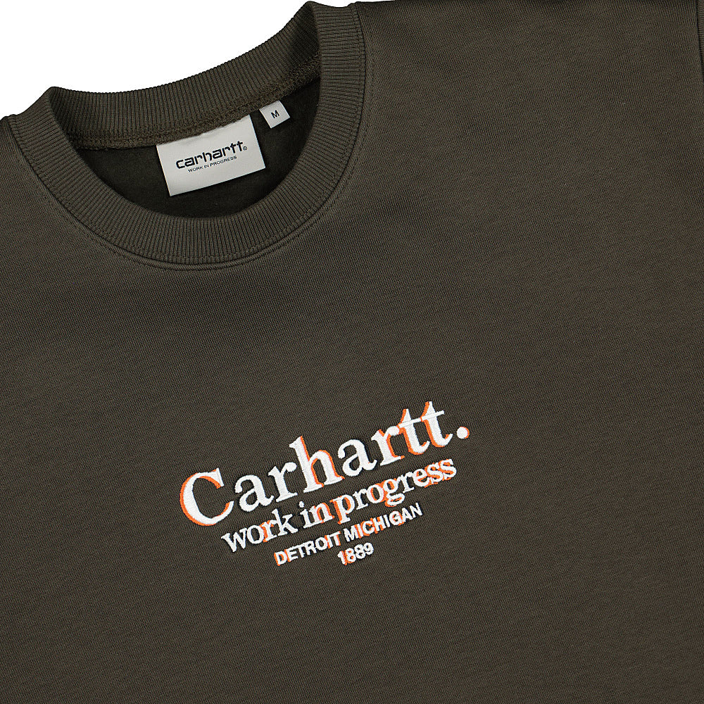 Carhartt WIP Commission Sweat Cypress Sweatshirts Close-up | Overkill