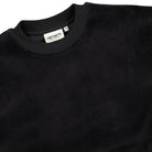 Carhartt WIP Silverton Sweat Black Sweatshirts Close-up | Overkill
