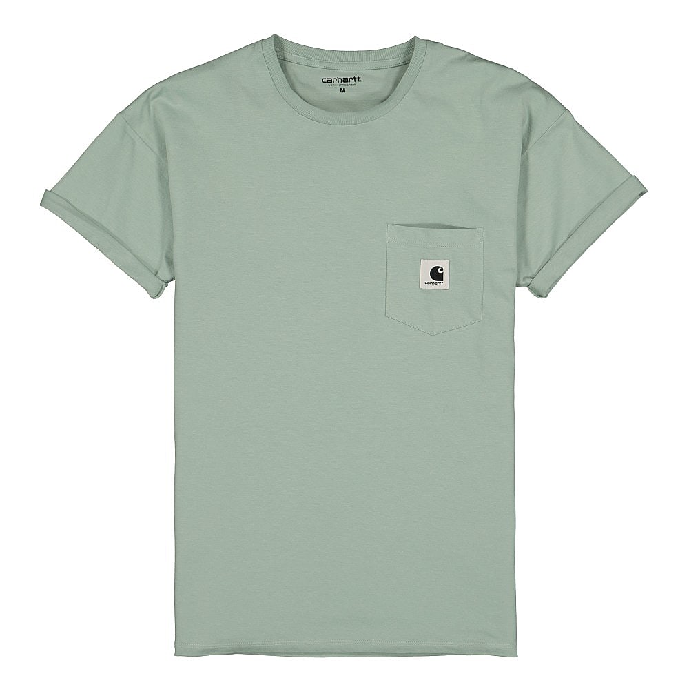 Carhartt WIP S/S Carie Pocket T-Shirt Frosted Green T-Shirts I028439.0F3.00.03 | Overkill