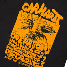 Carhartt WIP L/S International Operations T-Shirt Black / Orange Longsleeves Detailfoto | Overkill