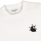 Carhartt WIP S/S Nails T-Shirt White / Black T-Shirts Close-up | Overkill