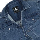 Edwin Valter Shirt Blue Marble Shirts Close-up | Overkill
