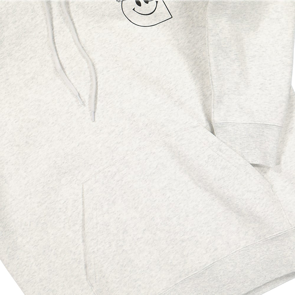 Carhartt WIP Hooded Smiley Sweat Ash Heather / Black Hoodies Detailfoto | Overkill