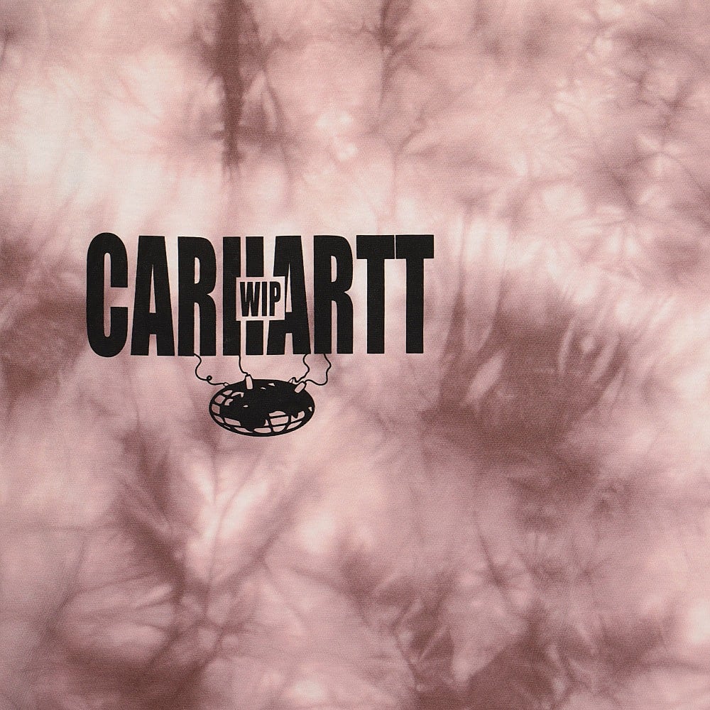 Carhartt WIP L/S Tab Tee Chromo  Malaga / Black Longsleeves Detail view 1 | Overkill