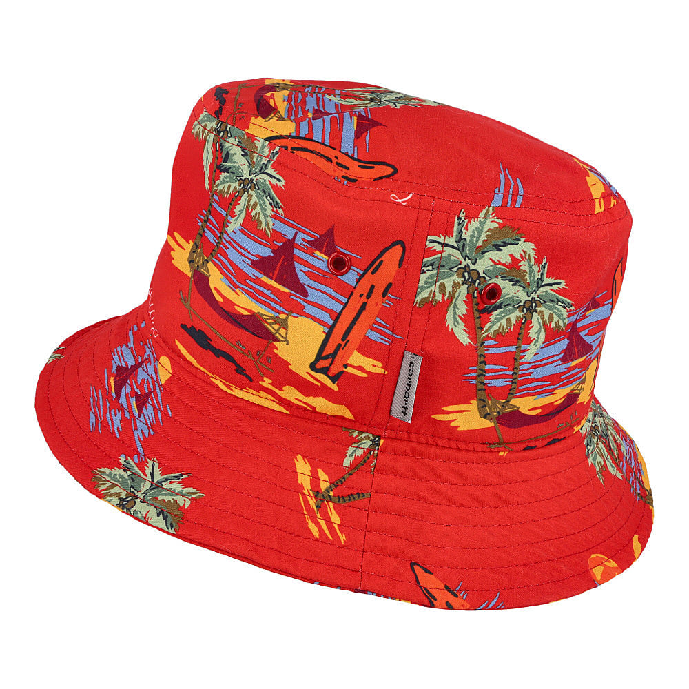 Carhartt WIP Beach Bucket Hat Etna Red Bucket Hats  Material | Overkill