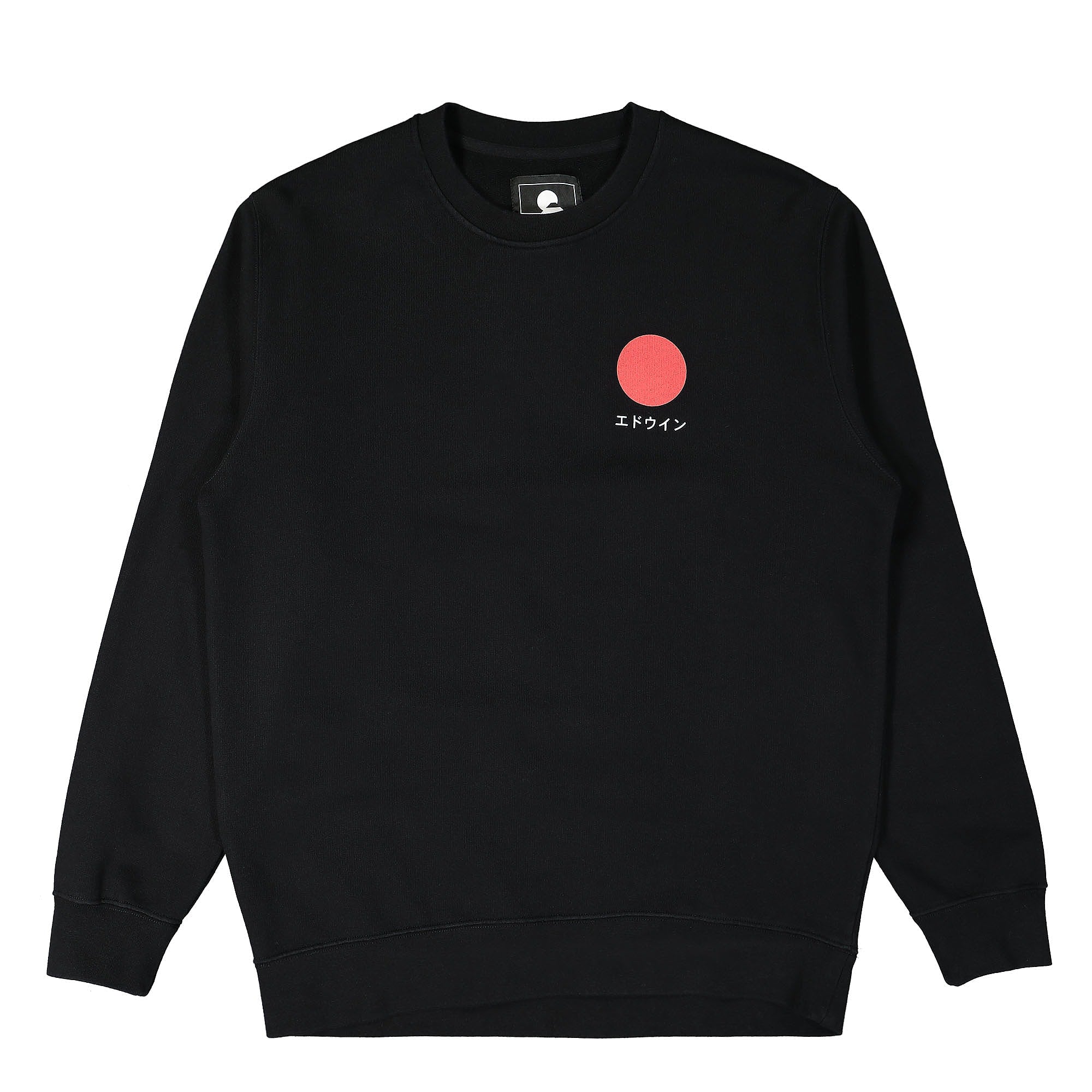 Edwin Japanese Sun Sweat Black Sweatshirts I028969.89.67.03 | Overkill