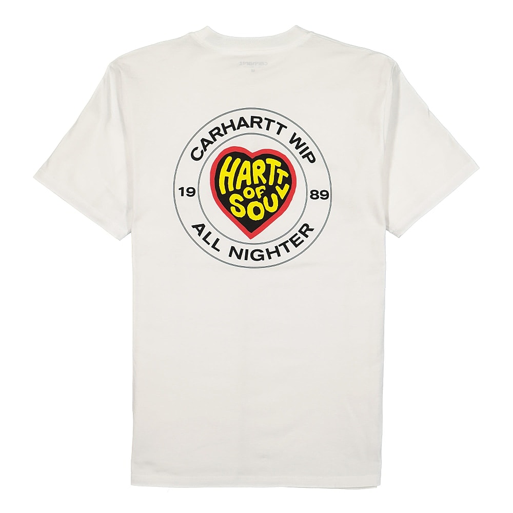 Carhartt WIP S/S Hartt Of Soul T-Shirt White T-Shirts Material | Overkill