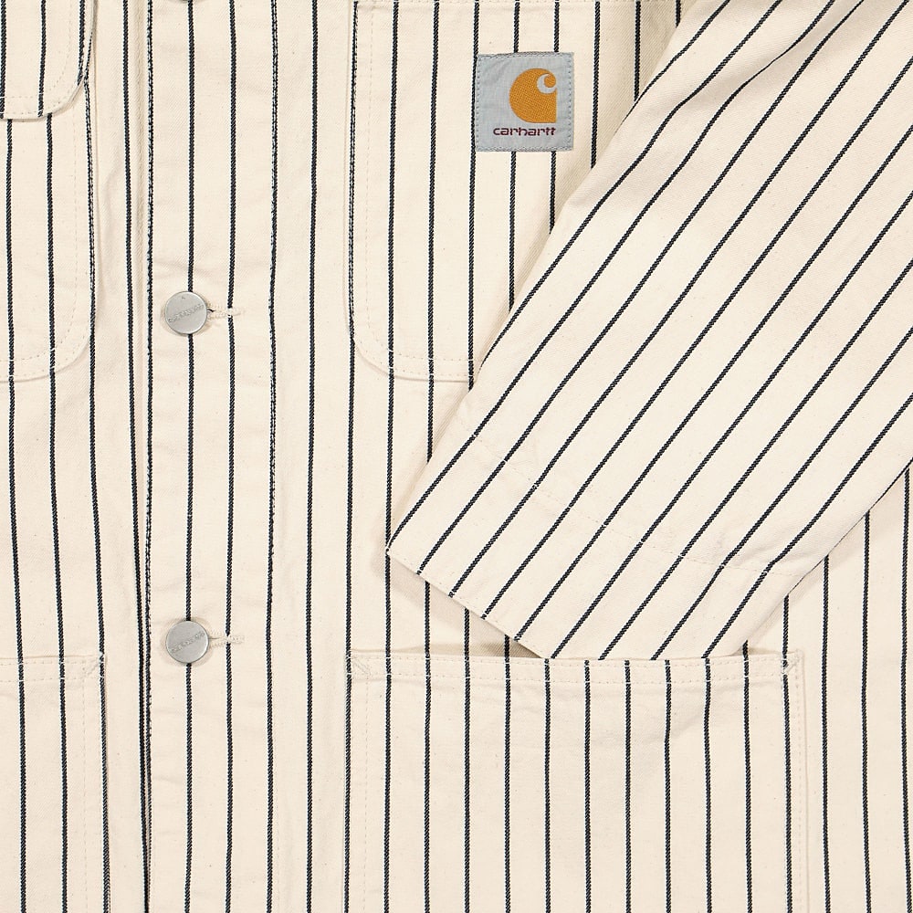 Carhartt WIP Trade Michigan Coat Wax / Black Rinsed Coats Detailfoto | Overkill