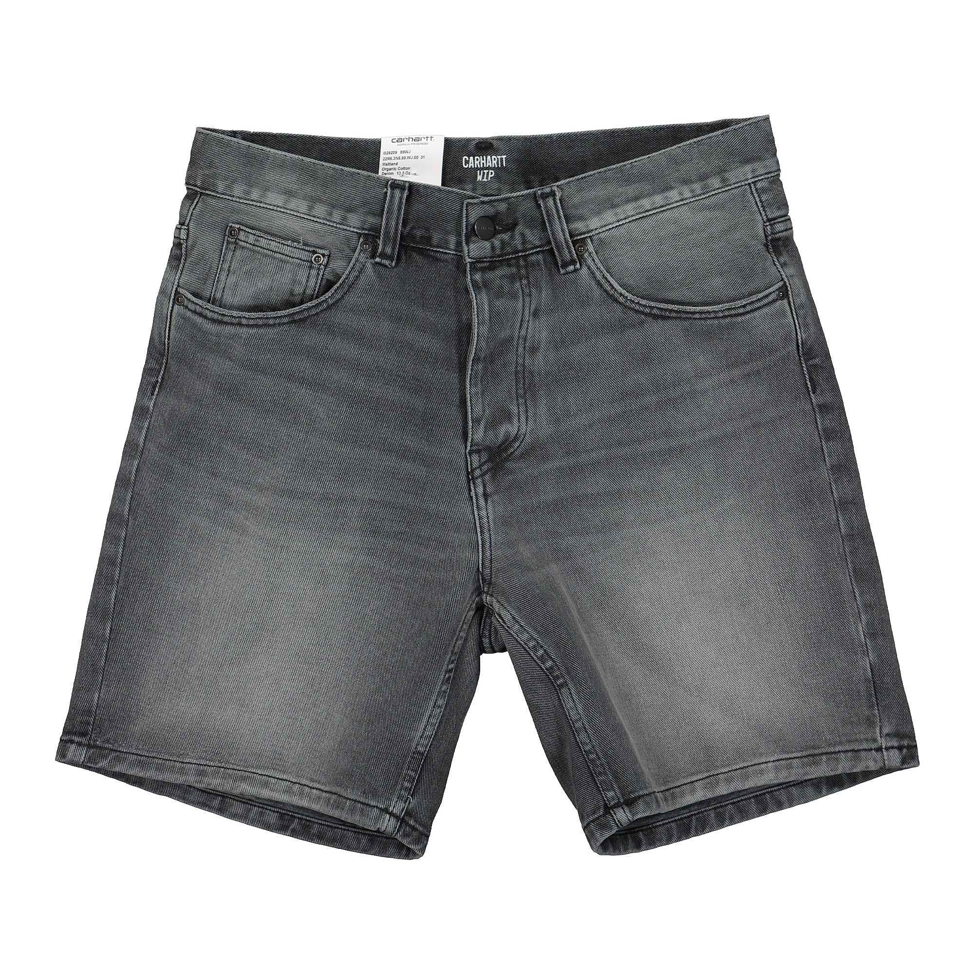 Carhartt WIP Newel Short Black Worn Bleached Shorts I029209.89.WJ.00 | Overkill