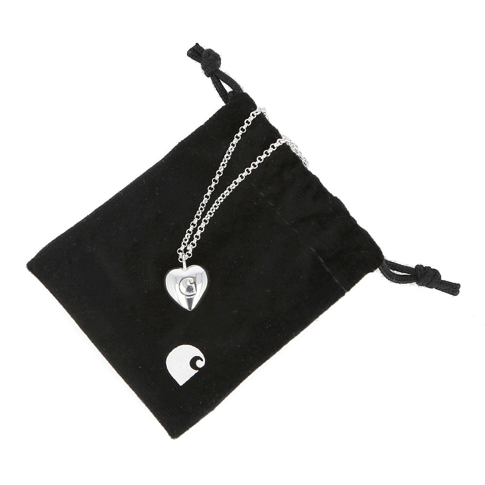 Carhartt WIP Hartt Of Soul Pendant Silver Jewelry  Material | Overkill