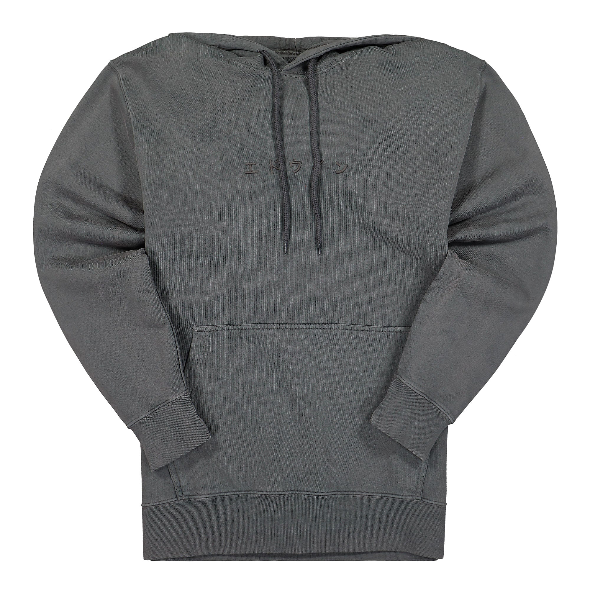 Edwin Katakana Hoodie Sweat Dark Grey Hoodies I029287.EBN.GX.03 | Overkill