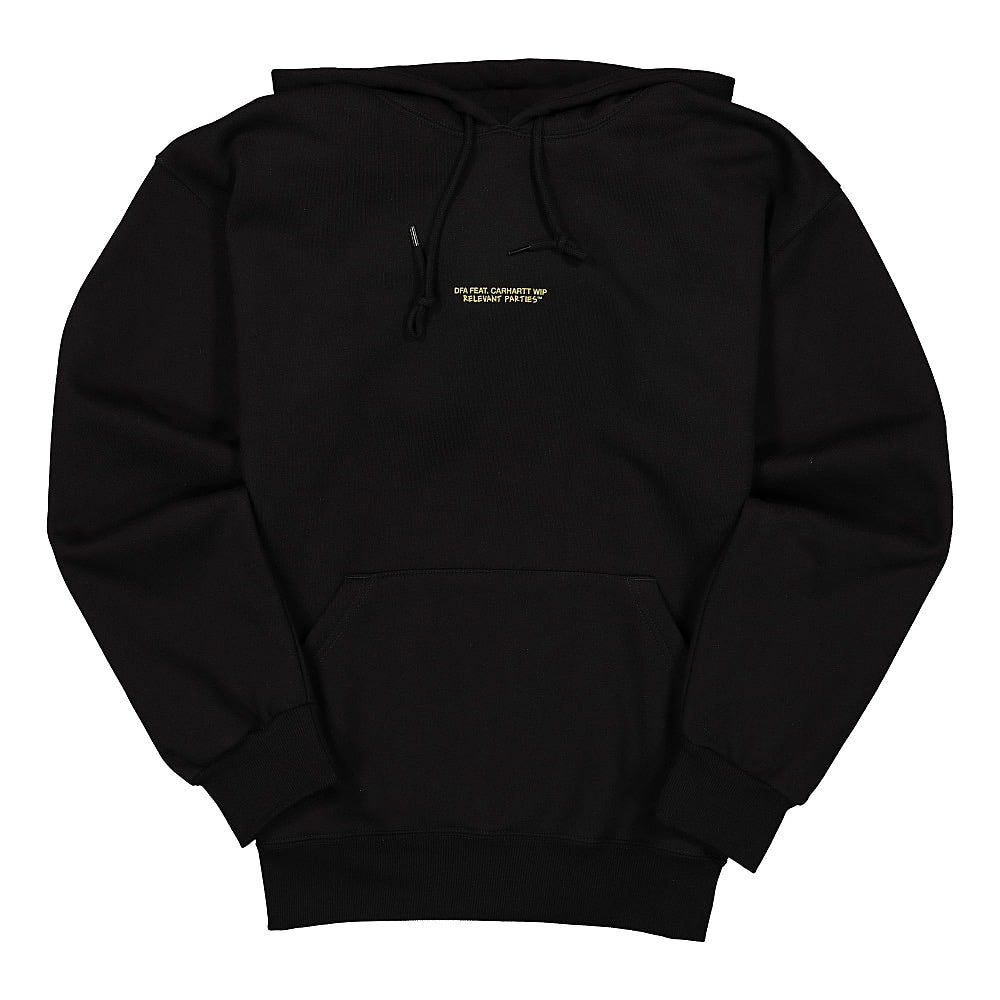 Carhartt WIP Relevant Parties x Carhartt WIP Hooded DFA Sweat Black Hoodies I029368.89.00.03 | Overkill