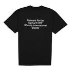 Carhartt WIP Relevant Parties x Carhartt WIP S/S Ghostly T-Shirt Black T-Shirts Material | Overkill