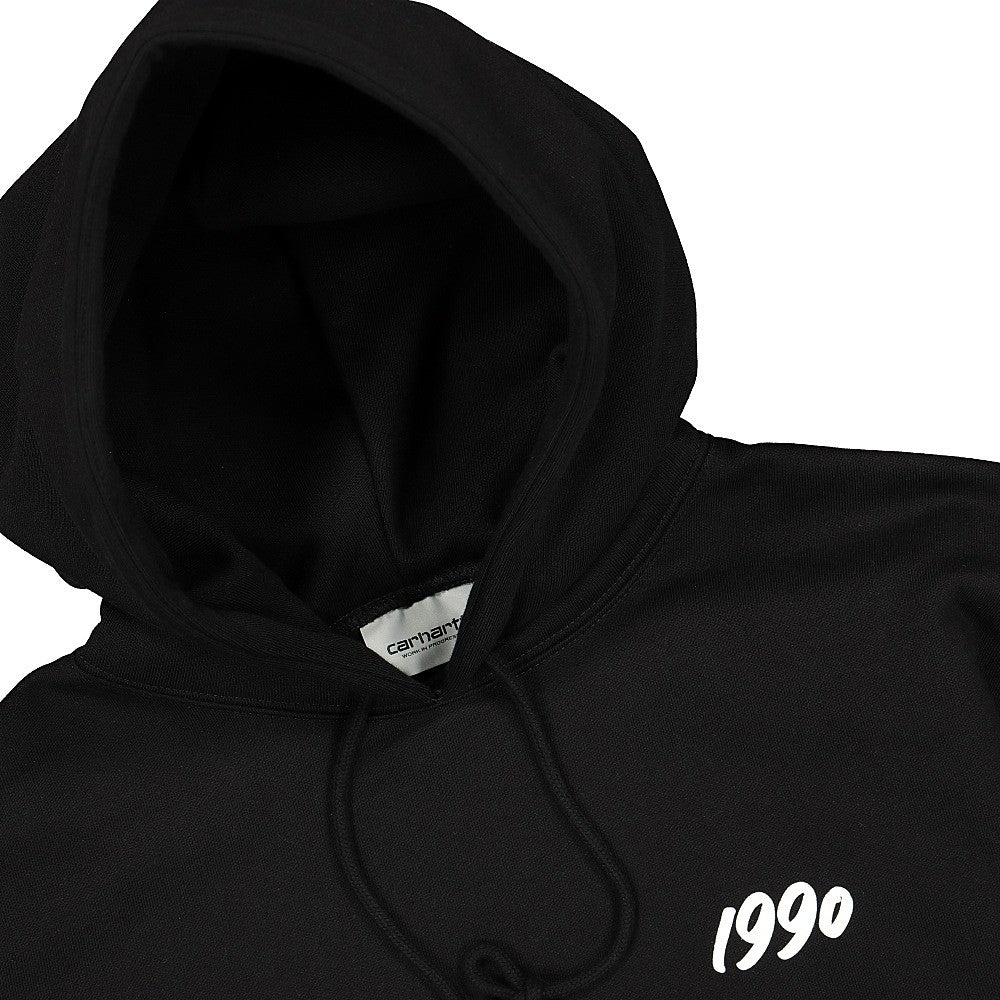 Carhartt WIP Relevant Parties x Carhartt WIP Hooded Ninja Tune Sweatshirt Black Sweatshirts Close-up | Overkill