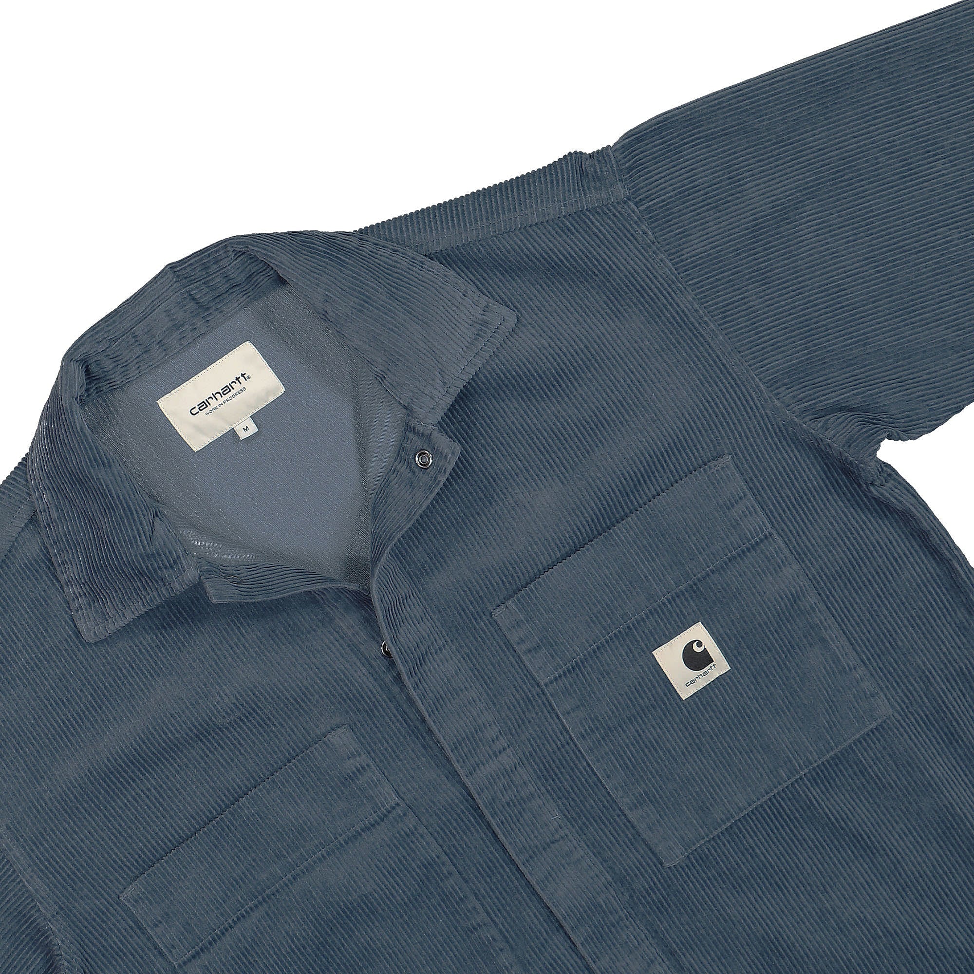 Carhartt WIP W Foy Shirt Jac Storm Blue Shirts Close-up | Overkill