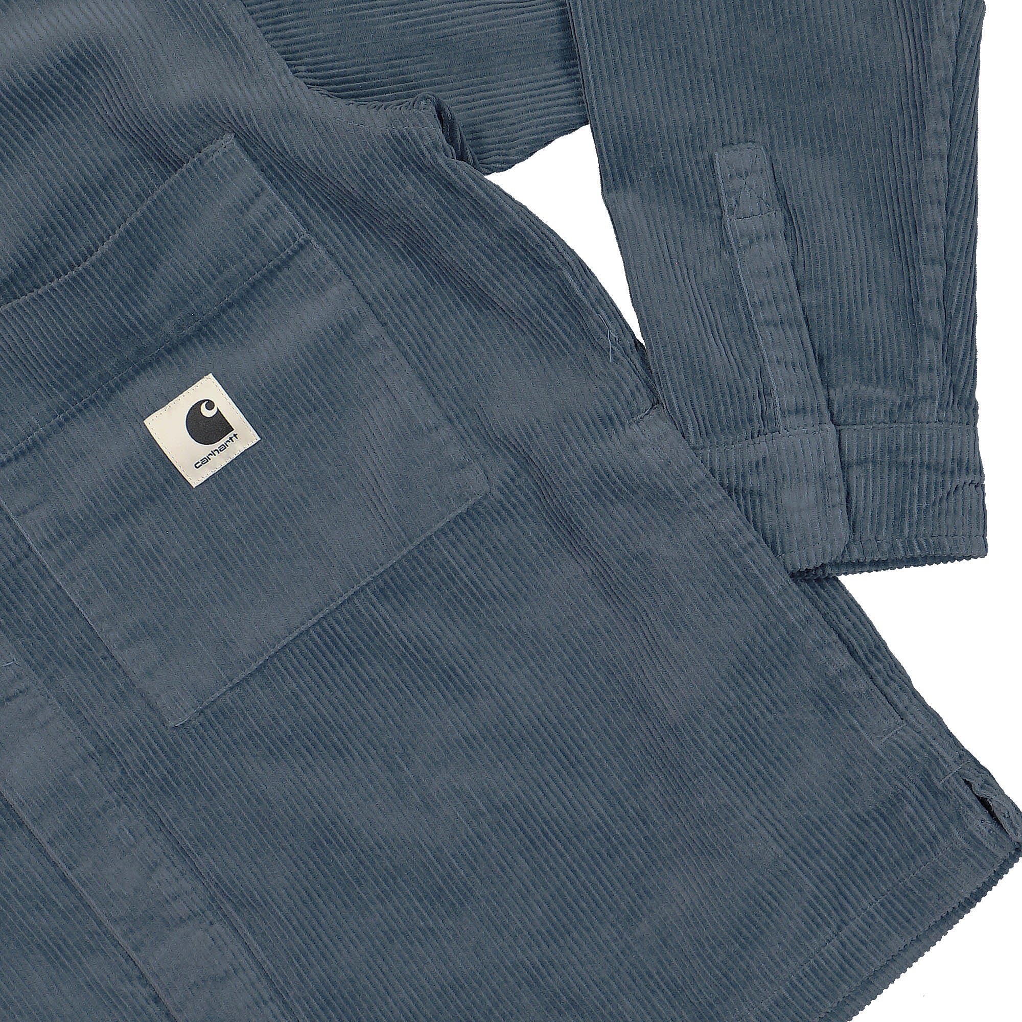 Carhartt WIP W Foy Shirt Jac Storm Blue Shirts Detailfoto | Overkill
