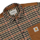 Carhartt WIP L/S Asher Shirt Asher Check Shirts Close-up | Overkill
