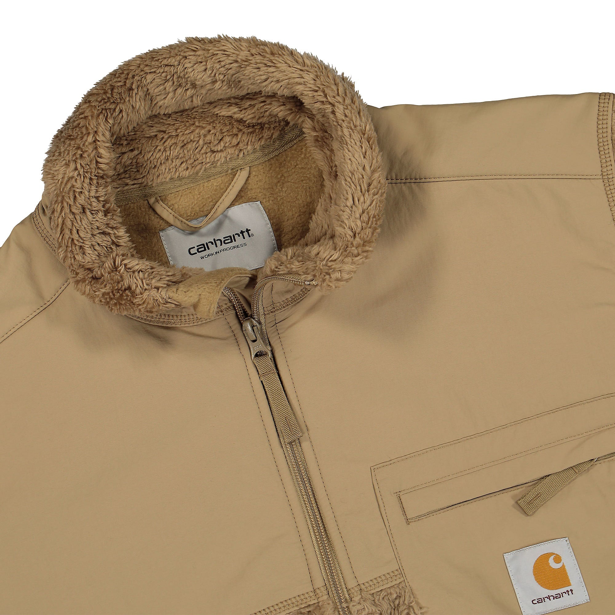 Carhartt WIP Jackson Sweat Jacket Tanami Jackets Close-up | Overkill