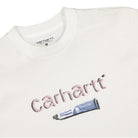 Carhartt WIP S/S Toothpaste T-Shirt White T-Shirts Close-up | Overkill