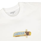 Carhartt WIP S/S Chocolate Bar T-Shirt White T-Shirts Close-up | Overkill