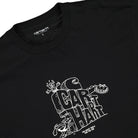 Carhartt WIP S/S Stoneage T-Shirt Black / White T-Shirts Close-up | Overkill
