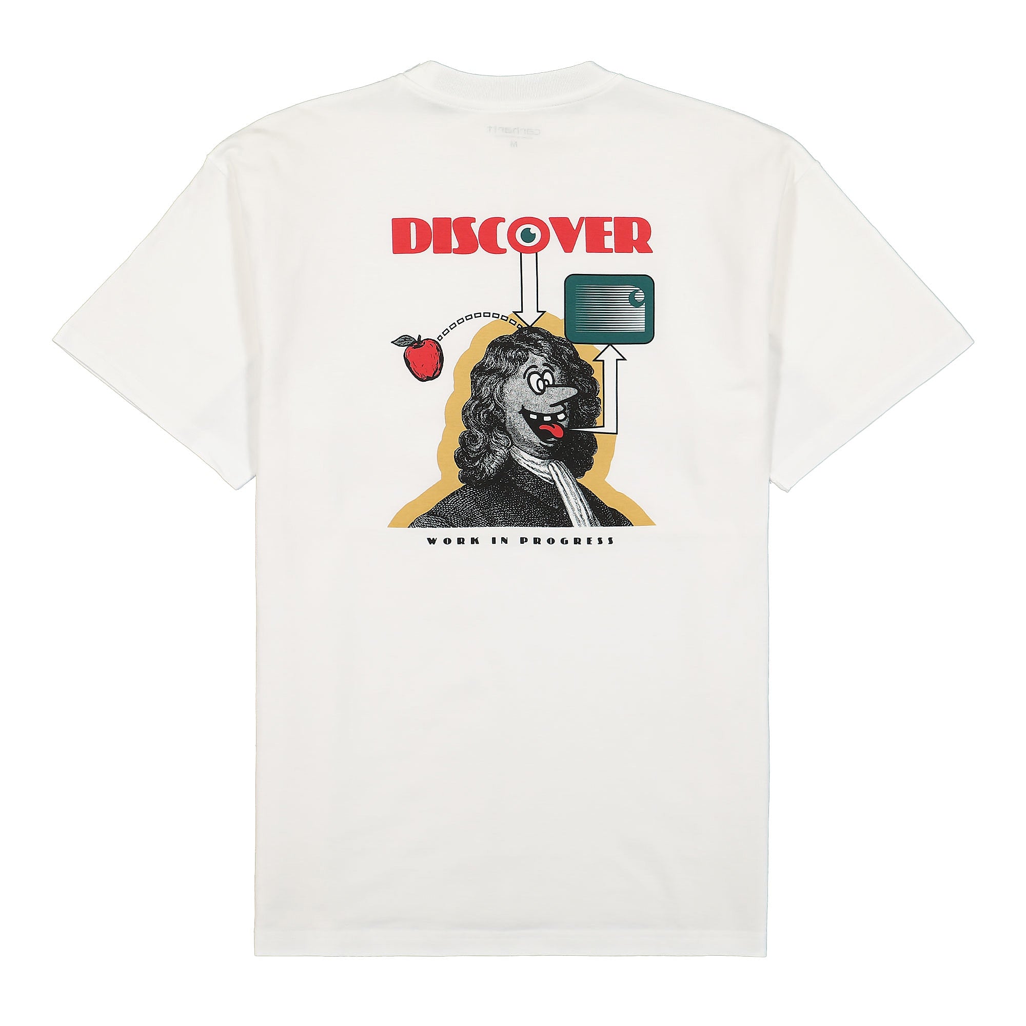 Carhartt WIP S/S Discover T-Shirt White T-Shirts Close-up | Overkill
