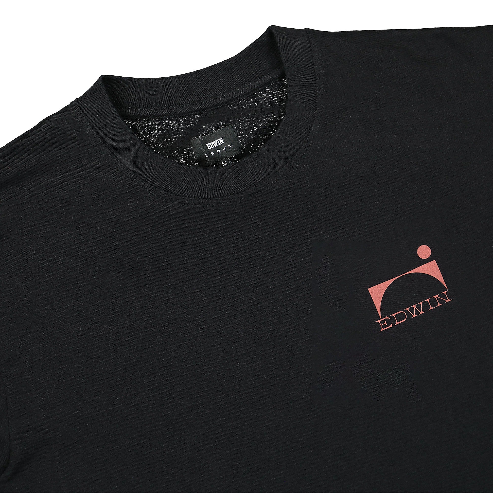 Edwin Tokyo Nightfall TS Single Jersey Black T-Shirts Close-up | Overkill