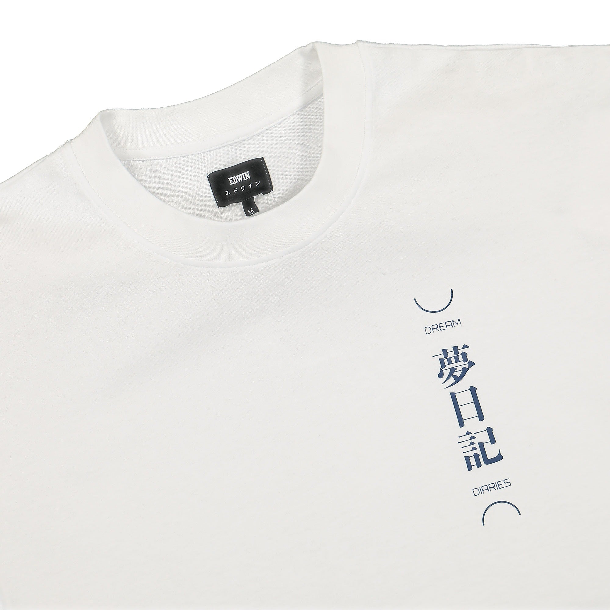 Edwin Dream Diaries TS Single Jersey White T-Shirts Close-up | Overkill