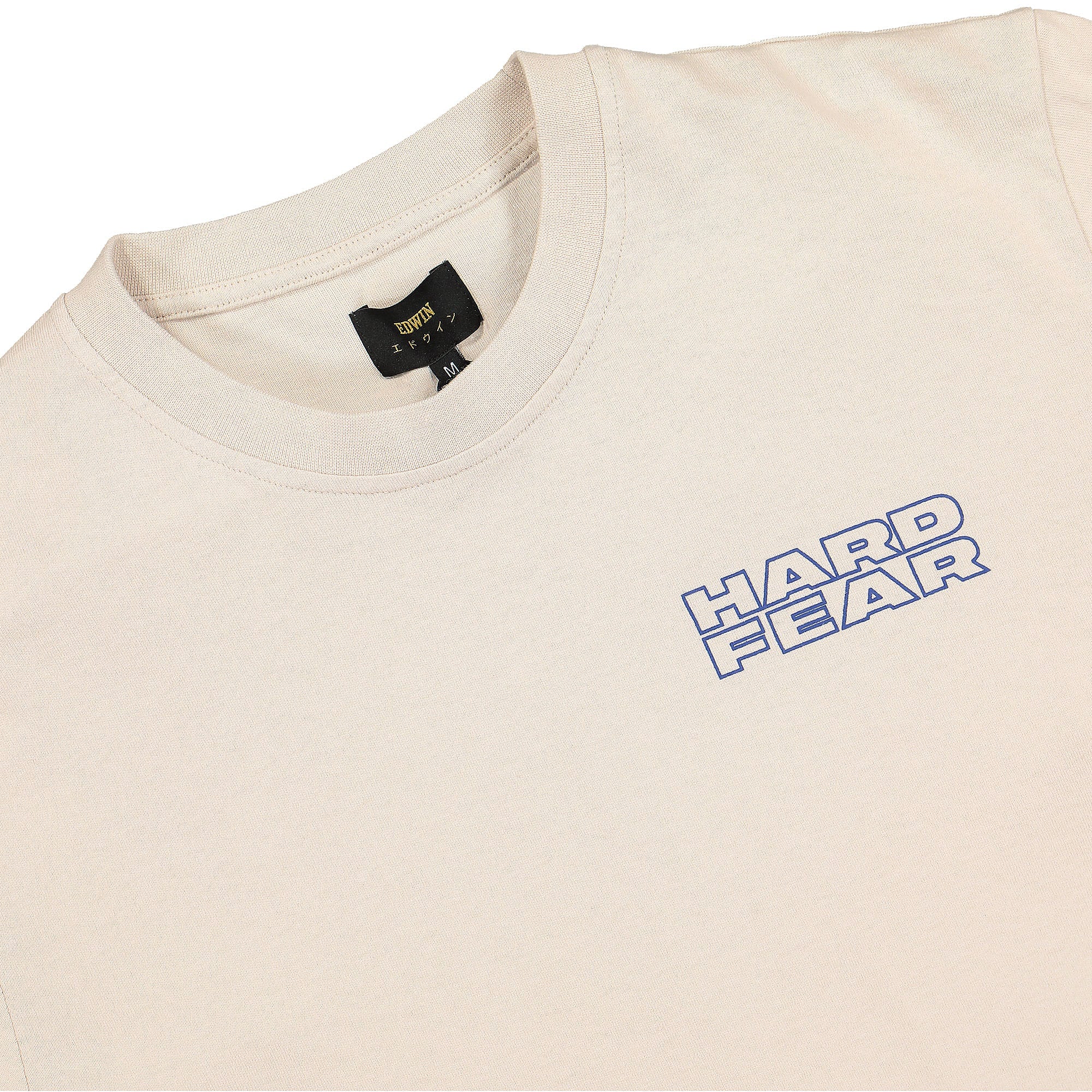 Edwin Hard Fear TS Single Jersey Silver Grey T-Shirts Close-up | Overkill