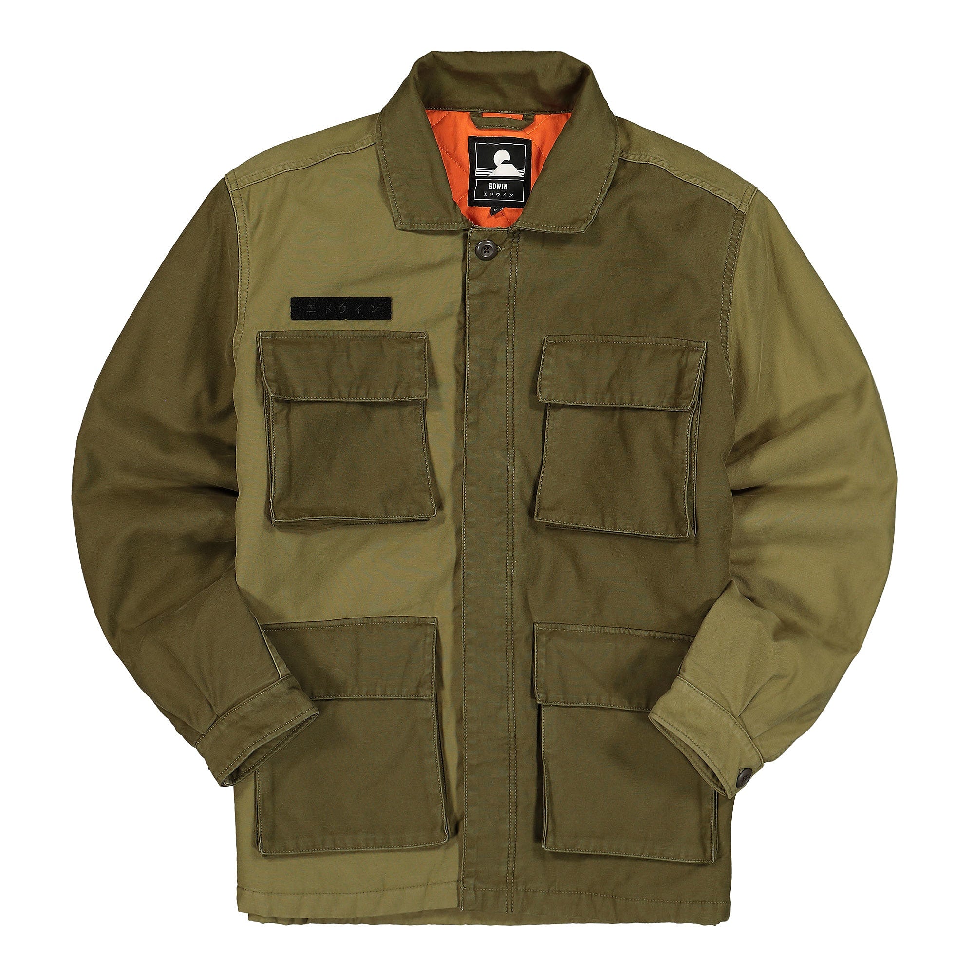 Edwin Survival Jacket Lined Mili Patchwork Enzyme Jackets I029709.0N6.AB.03 | Overkill