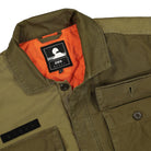 Edwin Survival Jacket Lined Mili Patchwork Enzyme Jackets Close-up | Overkill