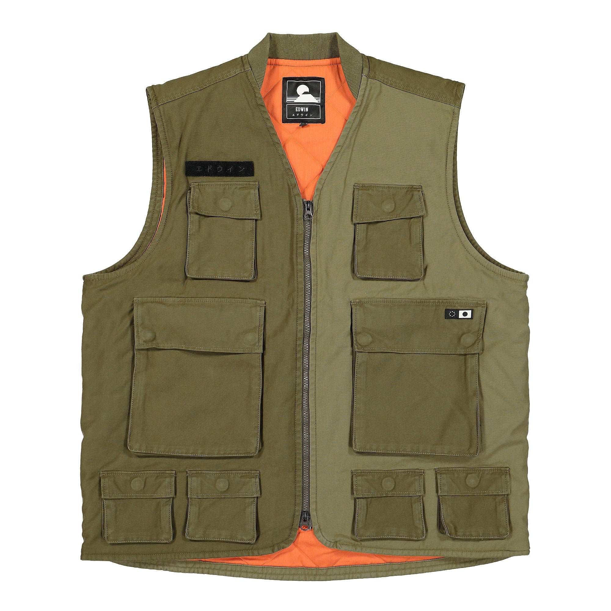 Edwin Tactical Vest Lined Mili Patchwork Enzyme Vests I029714.0N6.AB.03 | Overkill