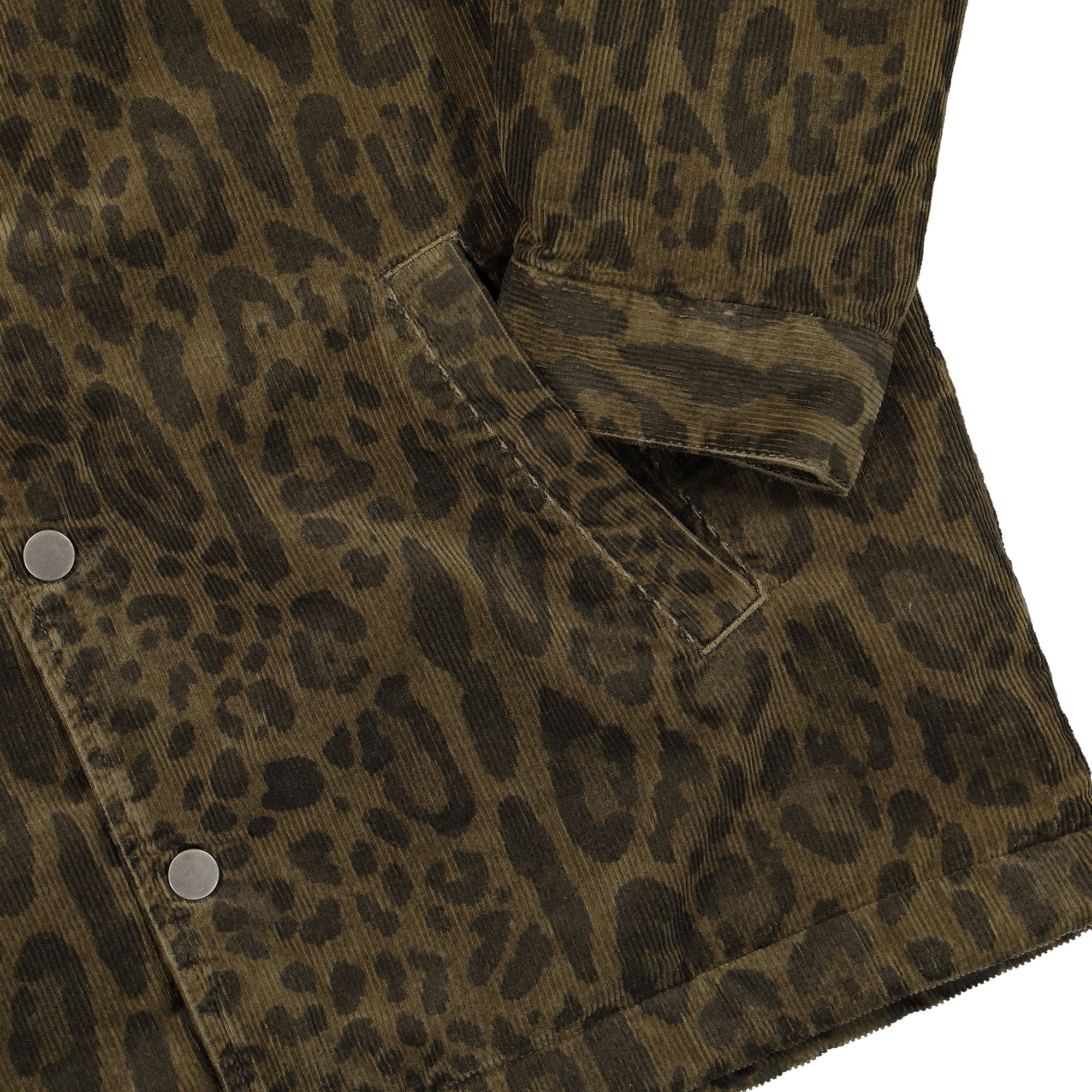 Edwin Corduroy Woodrow Jacket Leopard AOP Jackets Detailfoto | Overkill