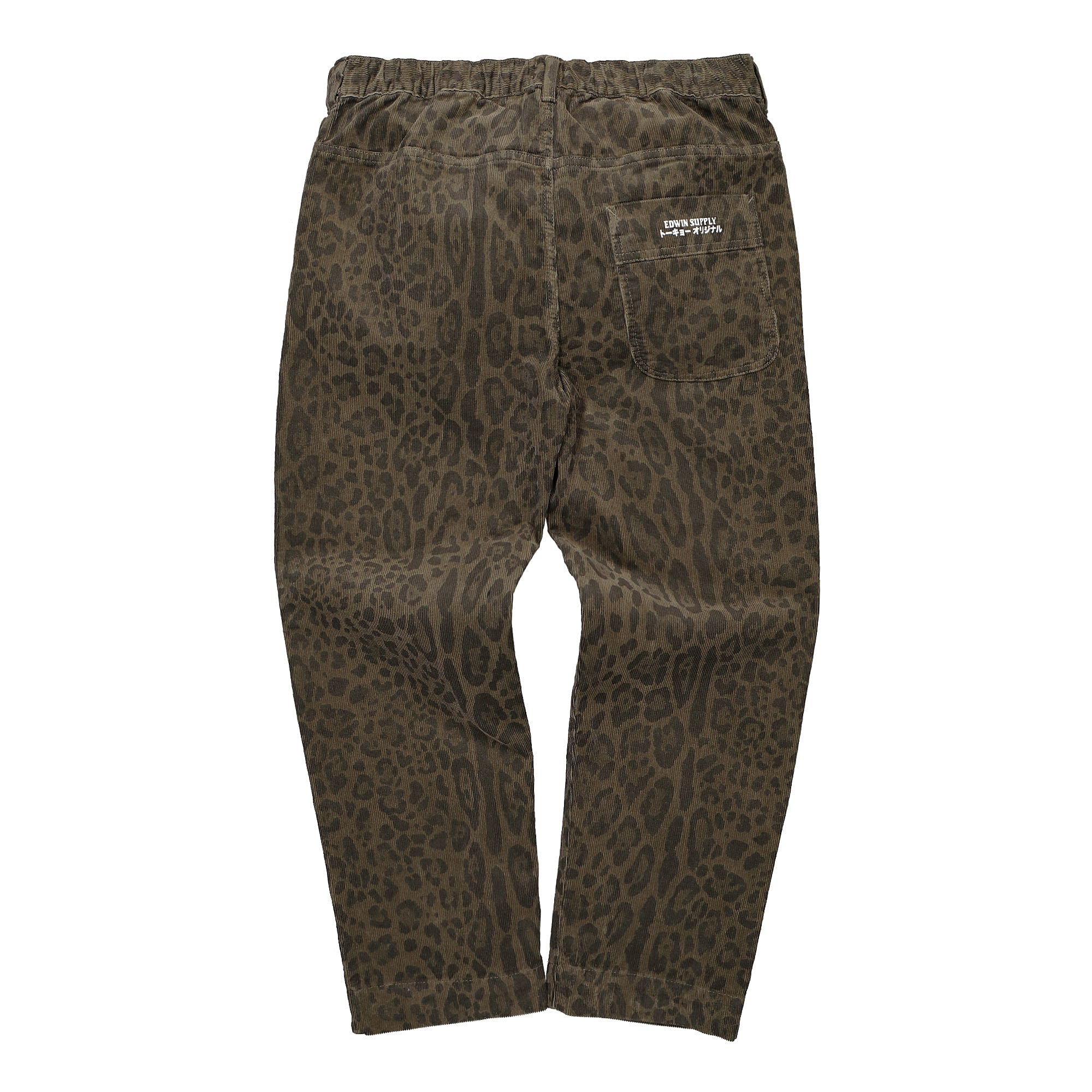 Edwin Corduroy Woodrow Pant Leopard AOP Sweat & Track Pants Material | Overkill
