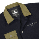 Edwin Outdoor Overshirt Navy Blazer Jackets Close-up | Overkill