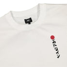 Edwin Kamifuji TS Single Jersey White T-Shirts Close-up | Overkill