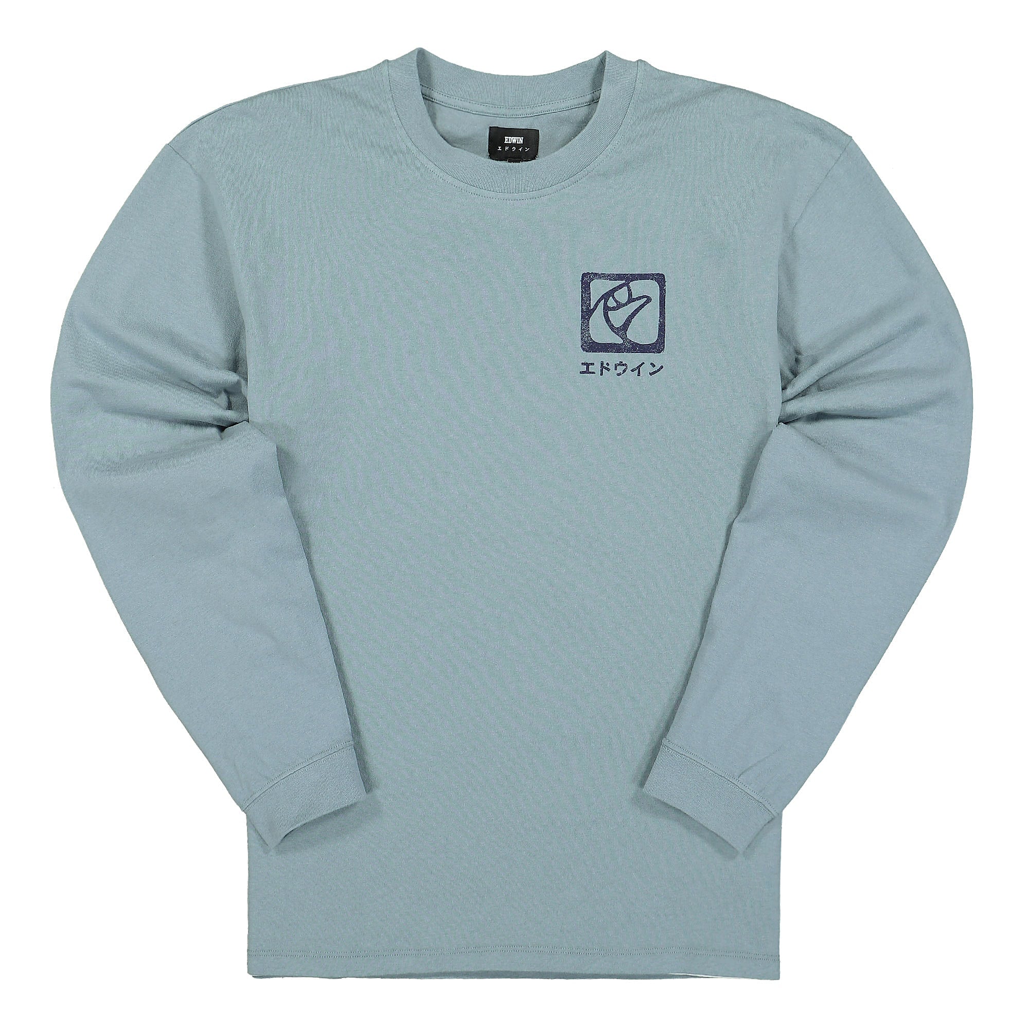 Edwin Hanani TS LS Single Jersey Tarmac Longsleeves I029879.A2.67.03 | Overkill