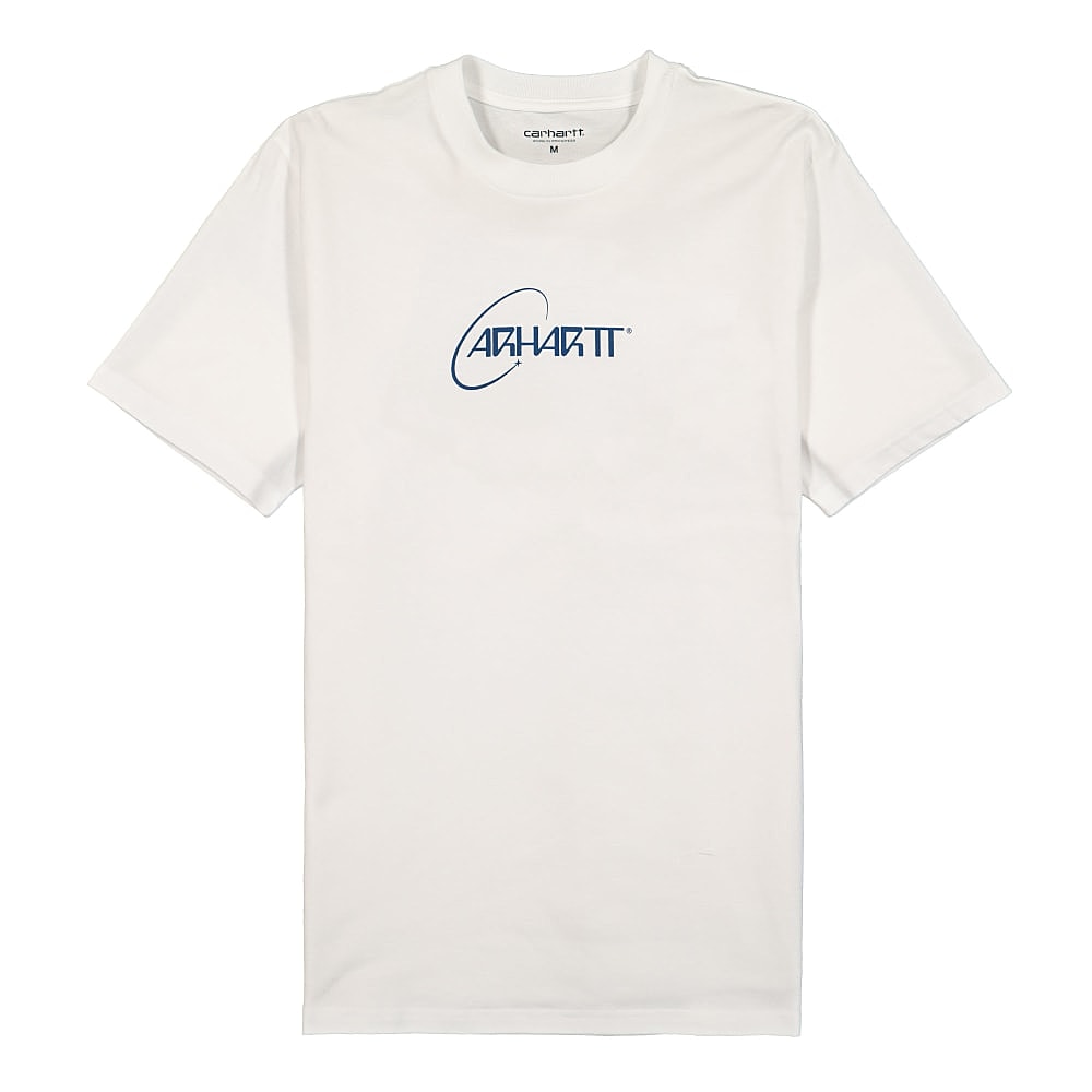 Carhartt WIP S/S Orbit T-Shirt White / Blue T-Shirts I029928.02.90.03 | Overkill