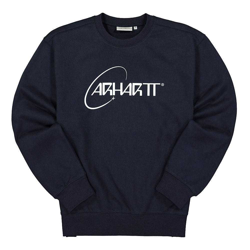 Carhartt WIP Orbit Sweat Dark Navy / White Sweatshirts I029929.1C.90.03 | Overkill