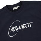 Carhartt WIP Orbit Sweat Dark Navy / White Sweatshirts Close-up | Overkill