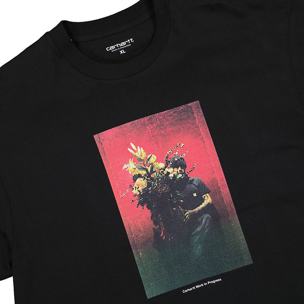 Carhartt WIP S/S Bouquet T-Shirt Black T-Shirts Close-up | Overkill