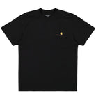 Carhartt WIP S/S American Script T-Shirt Black T-Shirts I029956.89.XX.03 | Overkill