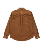 Carhartt WIP L/S Madison Cord Shirt Hamilton Brown / Black Shirts Material | Overkill