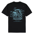 Carhartt WIP S/S Blueprint T-Shirt Black / Light Blue T-Shirts Material | Overkill