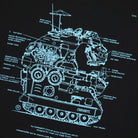 Carhartt WIP S/S Blueprint T-Shirt Black / Light Blue T-Shirts Detailfoto | Overkill