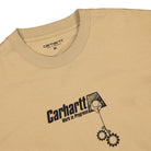Carhartt WIP L/S Scramble T-Shirt Dusty H Brown / Black Longsleeves Close-up | Overkill