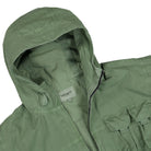 Carhartt WIP Berm Jacket Dollar Green Windbreaker Close-up | Overkill