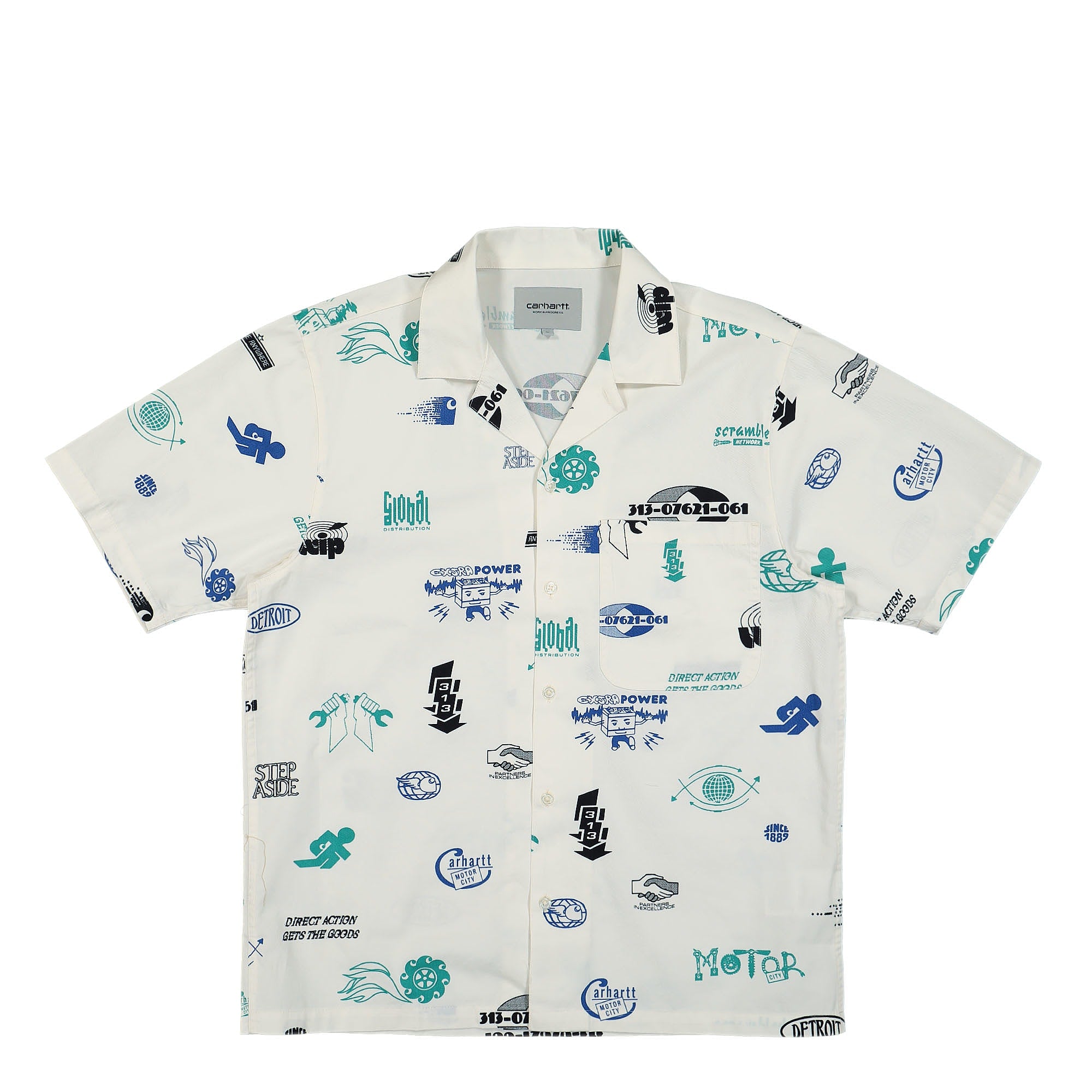 Carhartt WIP S/S Motor City Shirt Wax Shirts I030042.0PK.XX.03 | Overkill